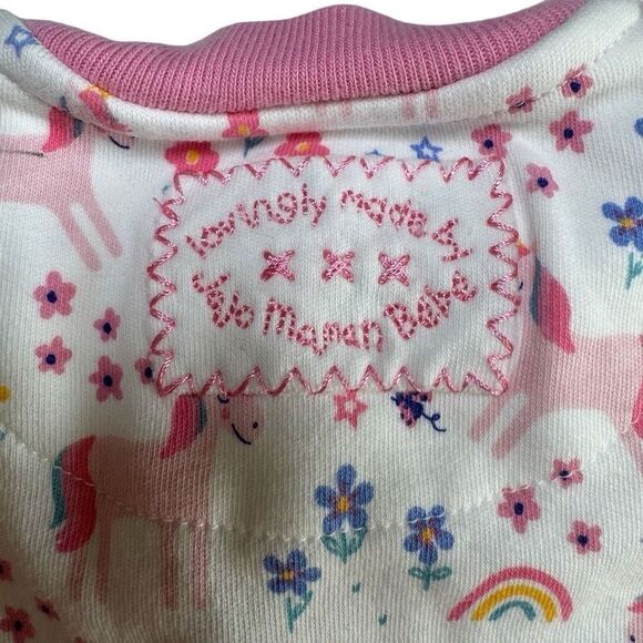 Jojo Maman Bebe‎ Unicorn Footie Newborn NWOT - Picture 7 of 7